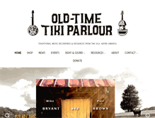 Tablet Screenshot of oldtimetikiparlour.com